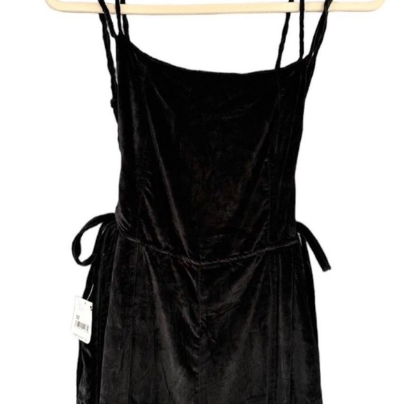 NWT FREE PEOPLE 90’s FOREVER OVERALLS BLACK - Picture 10 of 14